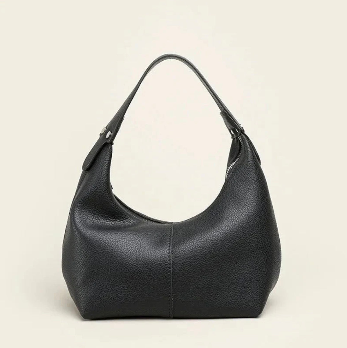 Sac à Main Femme en Cuir Souple Joséphine – Élégant, Pratique et Bandoulière Ajustable, Noir ou Marron