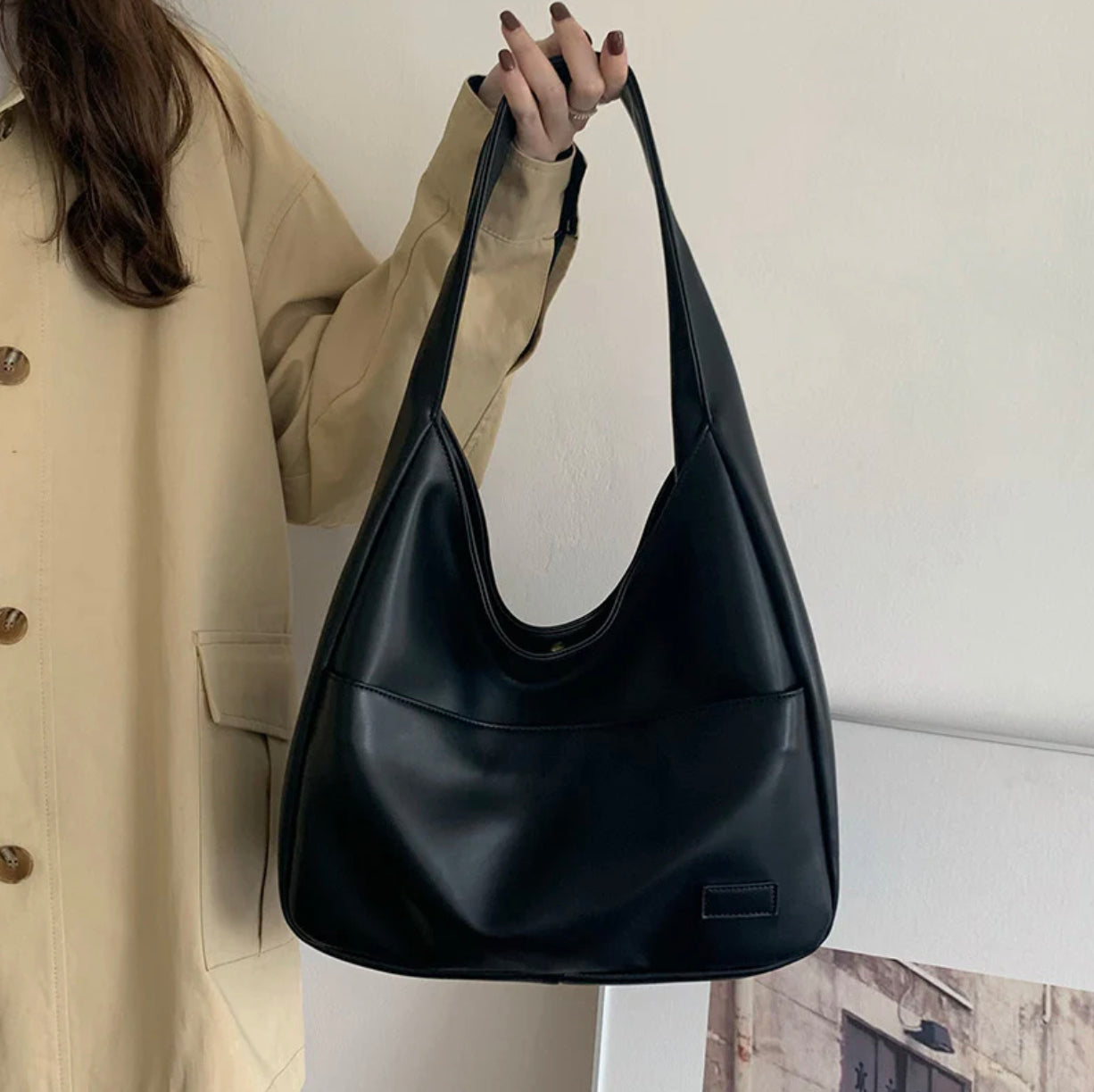 Sac à Main en Cuir Femme avec Bandoulière Réglable – Sac Fourre-Tout Élégant et Pratique pour Toutes les Occasions