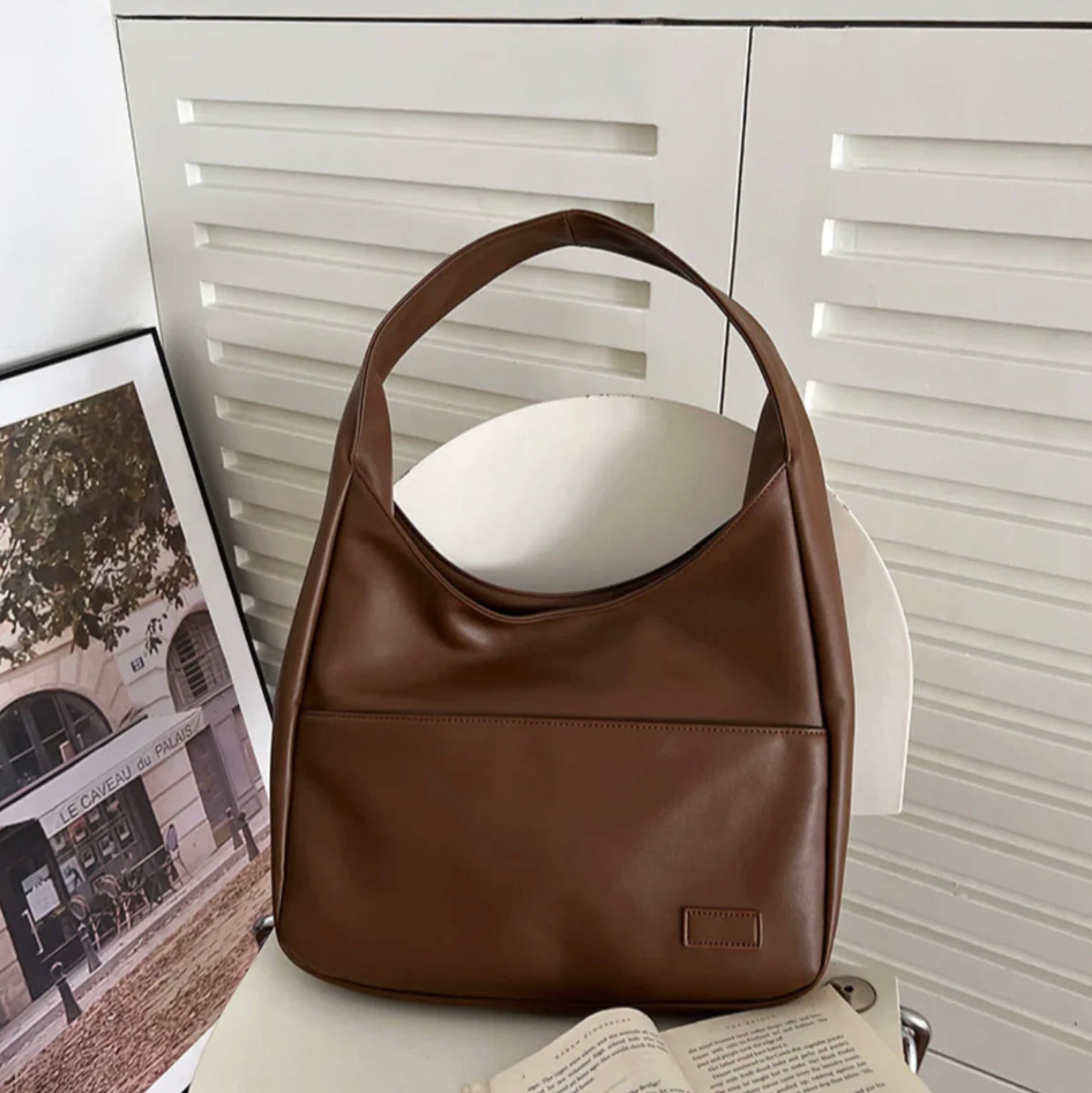Sac à Main en Cuir Femme avec Bandoulière Réglable – Sac Fourre-Tout Élégant et Pratique pour Toutes les Occasions