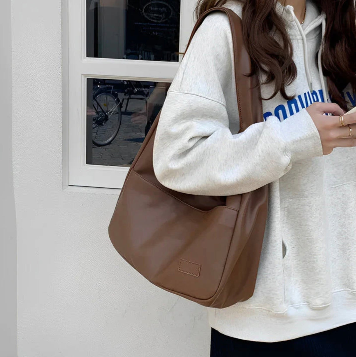 Sac à Main en Cuir Femme avec Bandoulière Réglable – Sac Fourre-Tout Élégant et Pratique pour Toutes les Occasions
