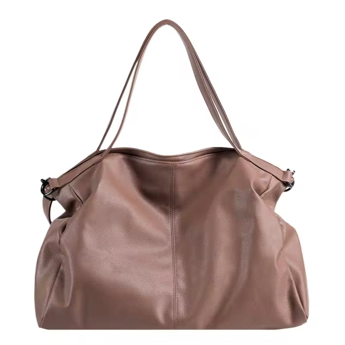 Grand Sac à Main en Cuir Femme avec Poches Multiples, Bandoulière Ajustable – Élégant et Spacieux Noir ou Marron