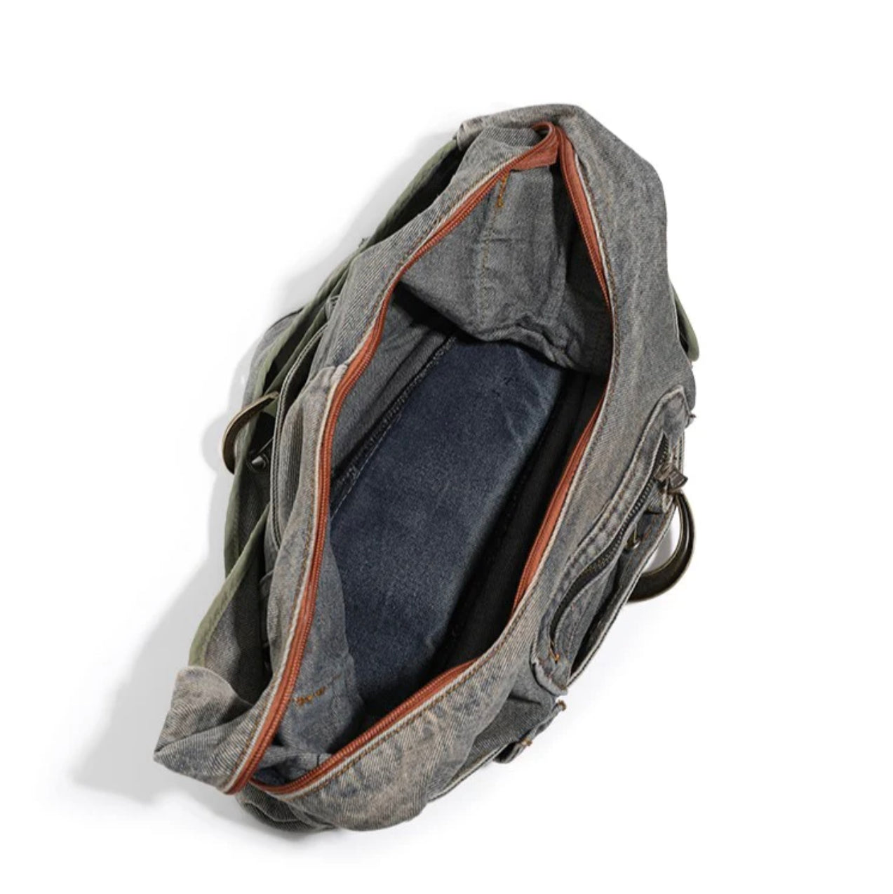 Sac Hobo Femme Éclectique en Denim avec Sangle Réglable – Sac à Main Compact et Spacieux pour un Style Tendance