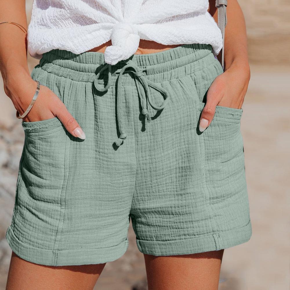 Short en Jean Femme Taille Haute – Confortable et Élégant, Idéal pour l'Été et les Activités Sportives