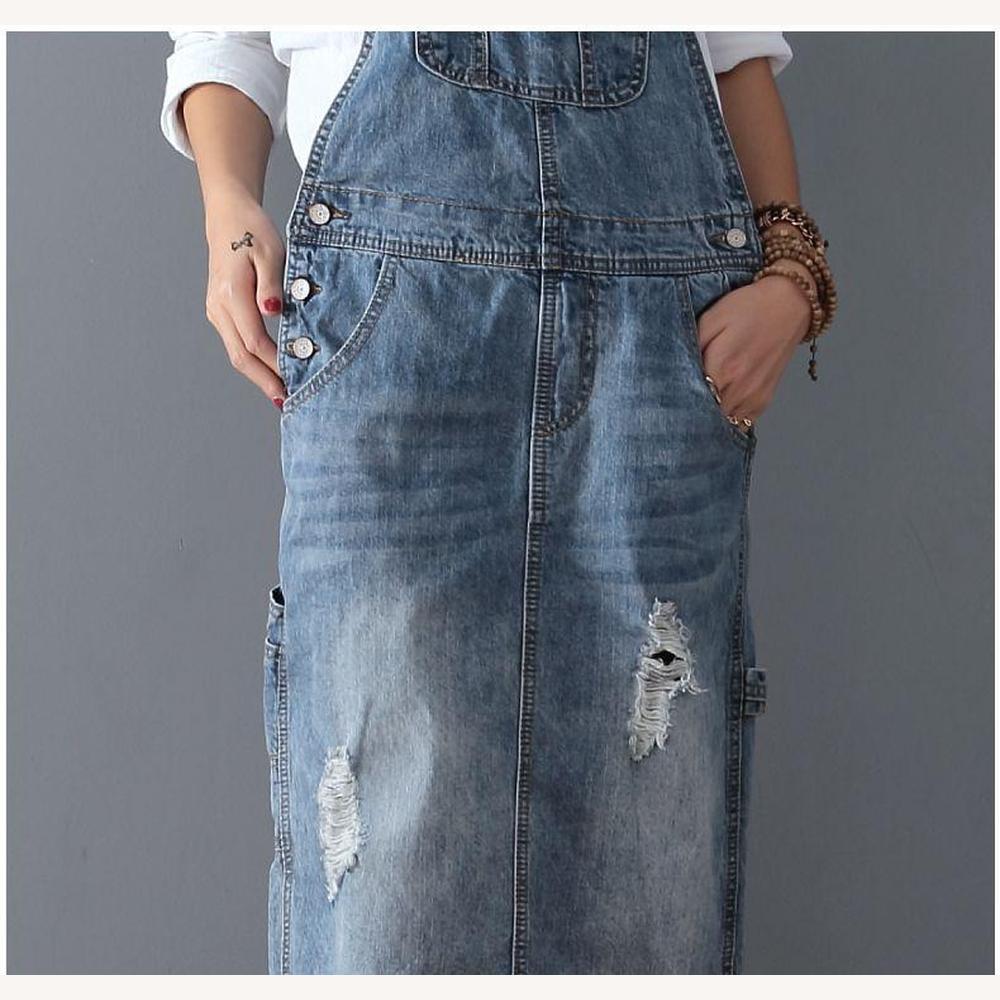 Robe Longue Femme en Denim Élégante – Confort et Style pour l'Hiver, Disponible en S, M, L, XL