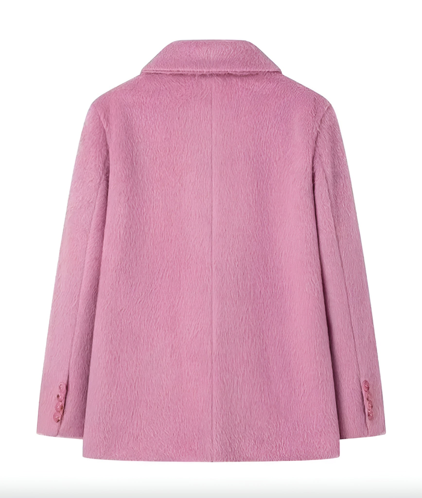 Veste Blazer Femme Noir Taille L Fausse Fourrure Polyester