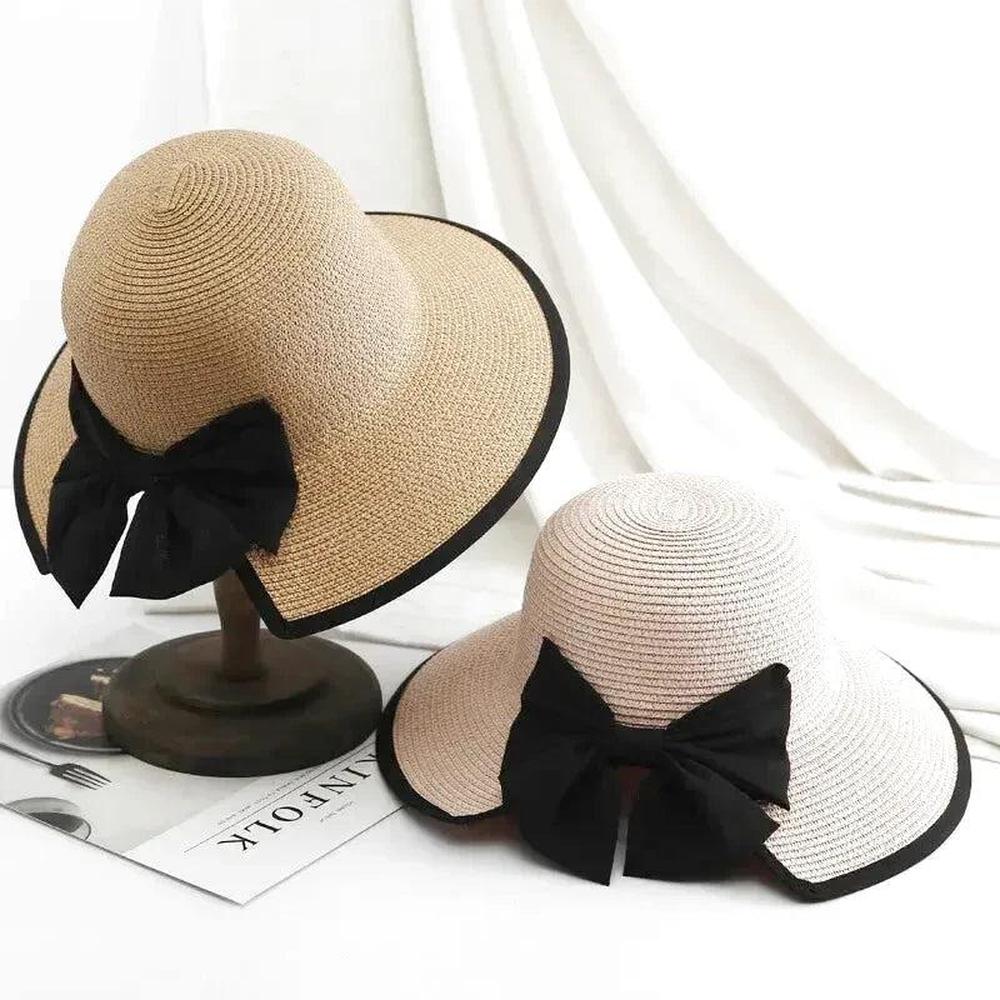 Chapeau de Paille Léger Femme avec Protection Solaire – Accessoire Estival Élégant et Chic