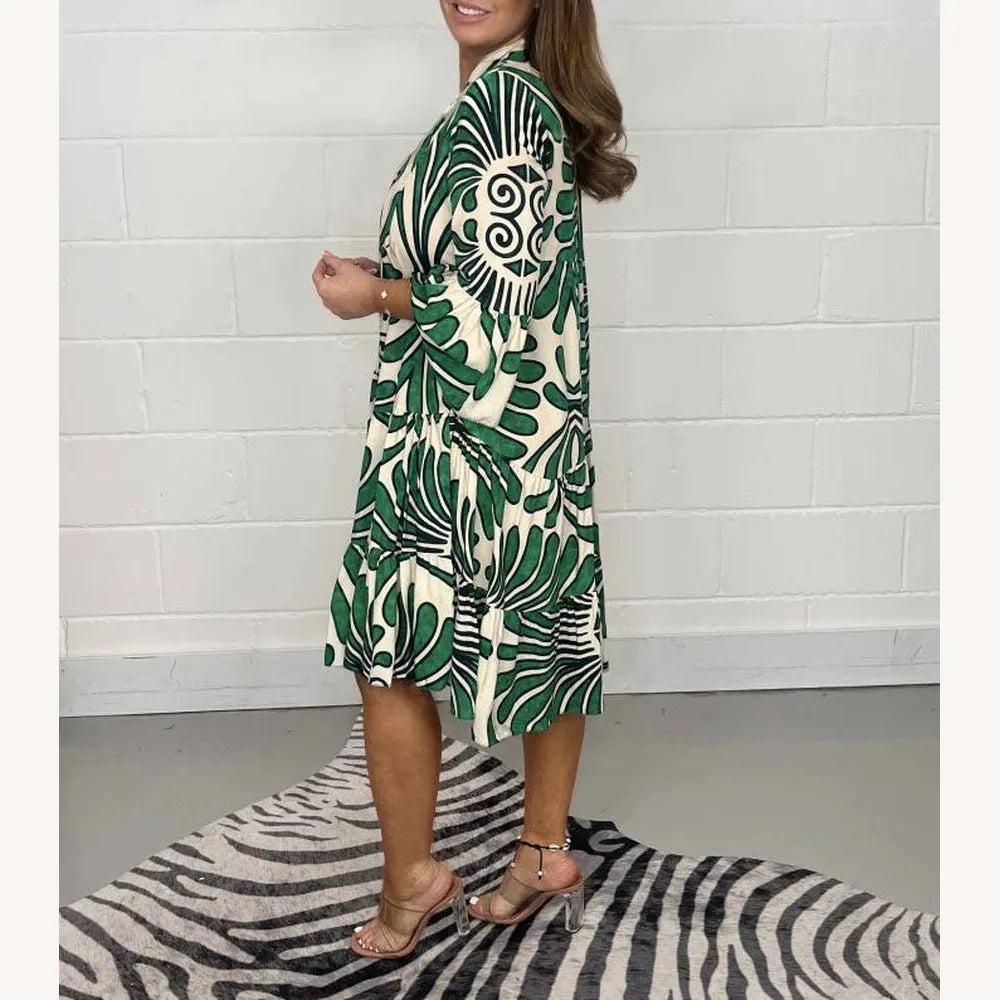 Robe d'Été Longue Femme Chic à Motif Floral - Tissu Léger et Confortable pour Été