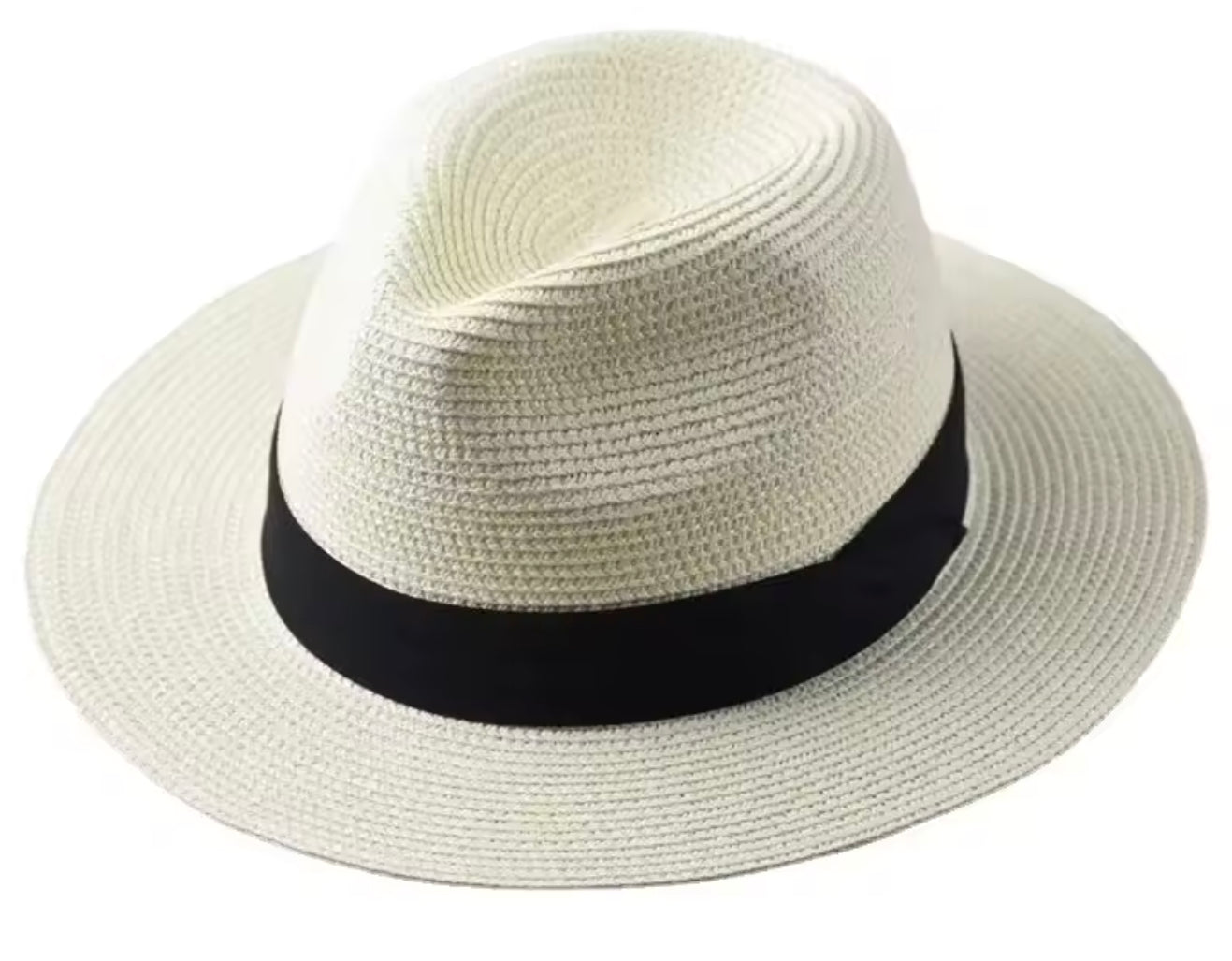 Chapeau Panama en Paille Ajustable pour Homme et Femme – Élégant Accessoire d'Été avec Protection Solaire