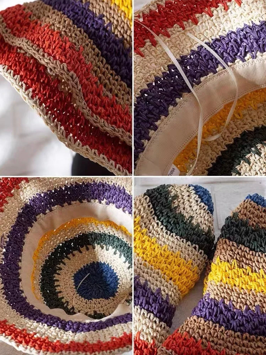 Chapeau de Paille Léger Femme – Accessoire Estival Élégant avec Protection Solaire et Confort Optimal