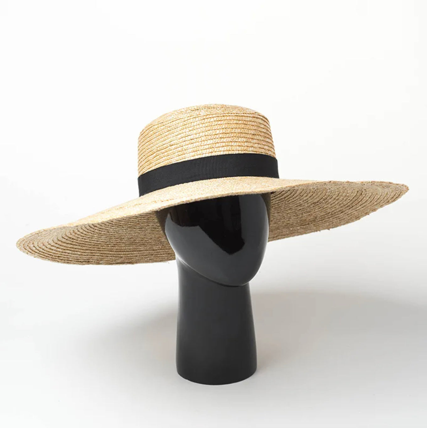 Chapeau de Paille Femme Ajustable – Élégance Estivale avec Protection Solaire, Tour de Tête 54-59 cm