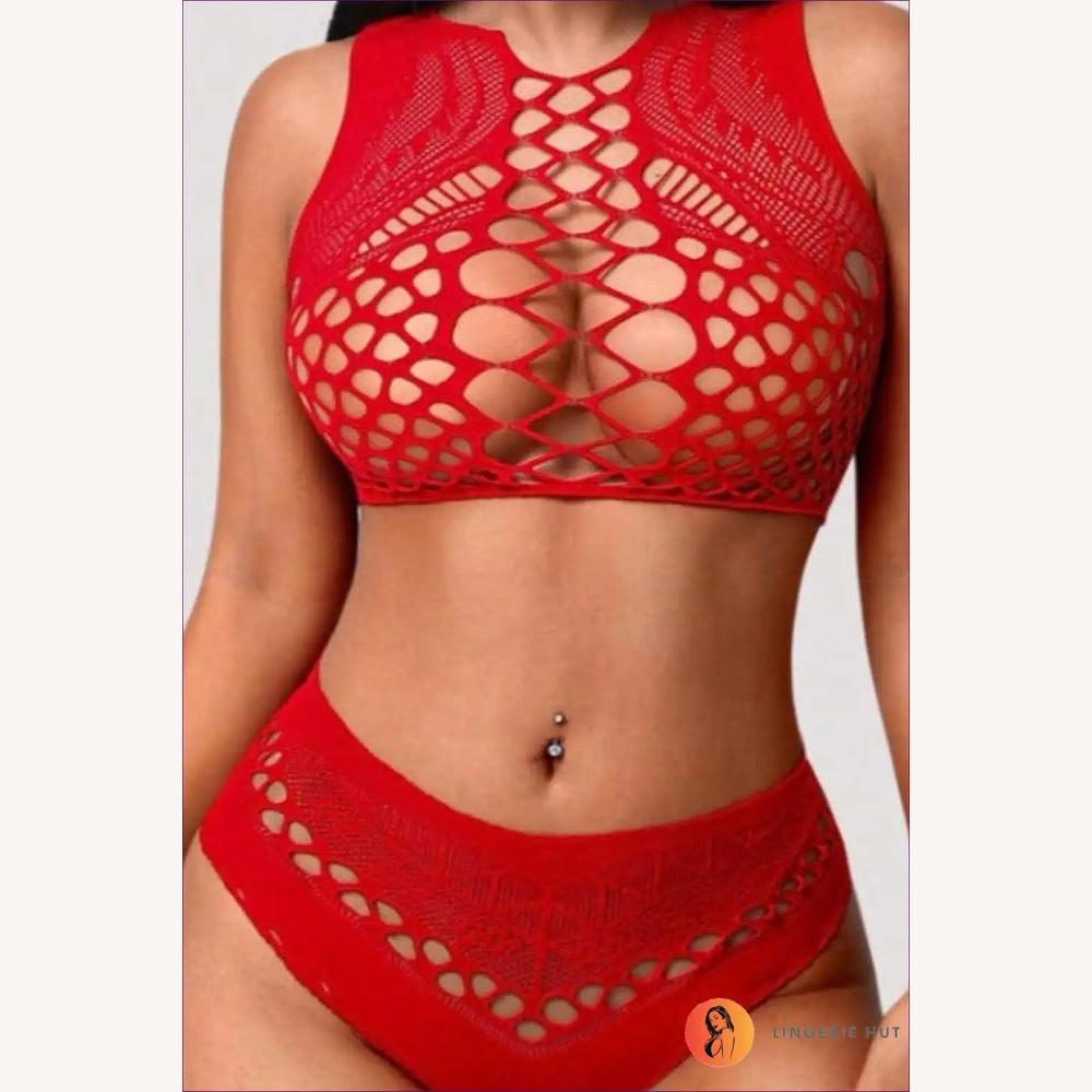 Bikini Taille Haute Femme avec Découpes Audacieuses - Maillot de Bain Élégant et Confortable pour Plage et Piscine