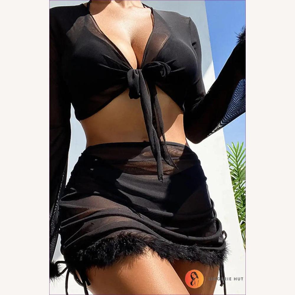 Maillot de Bain Femme Boho avec Haut Licou et Bas Bikini – Élégant et Confortable pour la Plage