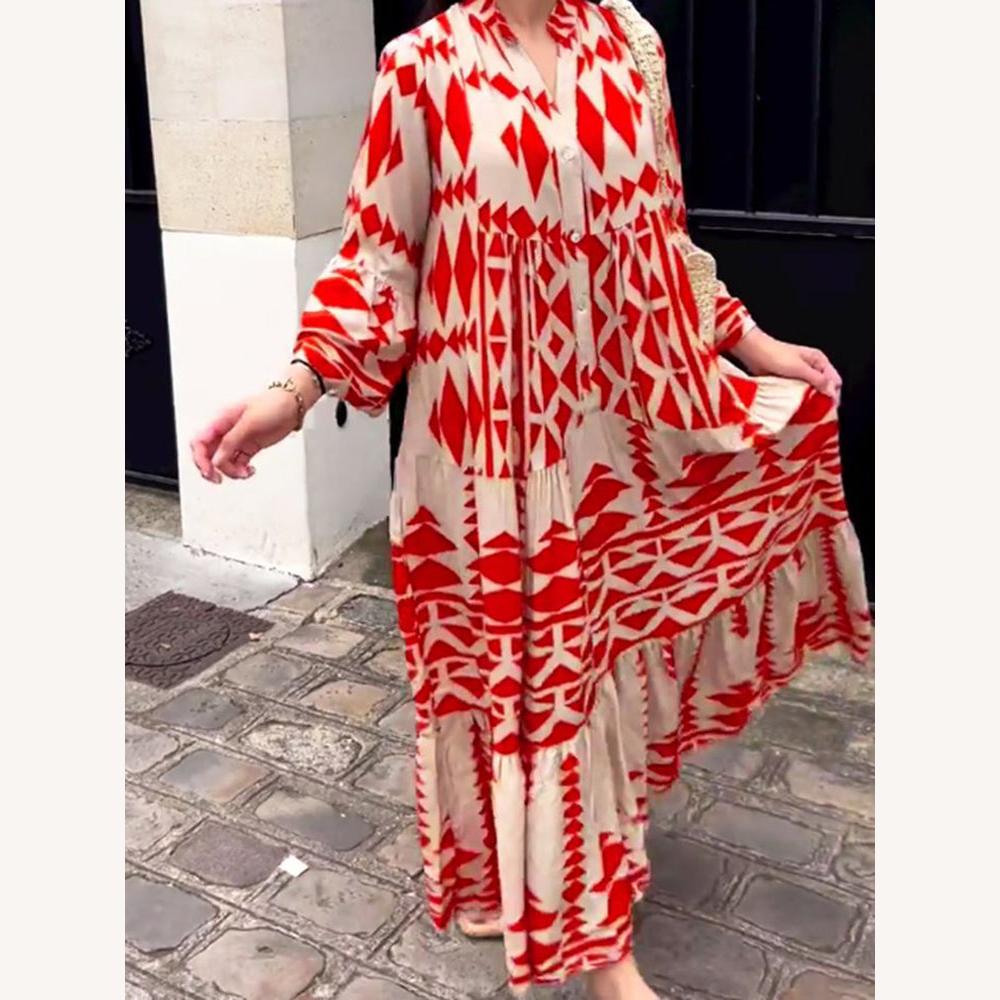 Robe Longue Aérée Femme en Matière Légère – Élégance Confort pour Été et Soirée