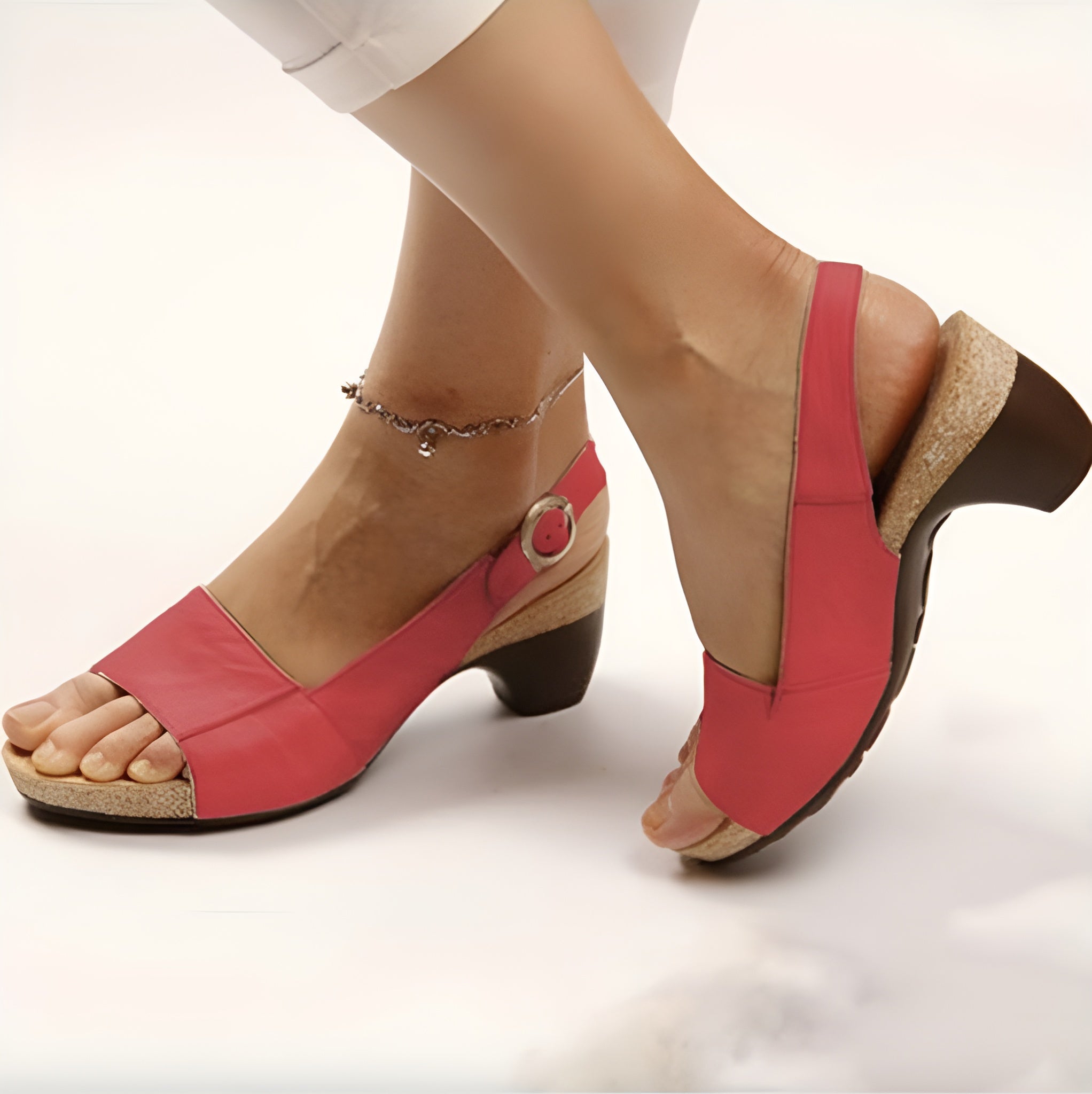 Sandales Femme Cuir Noir Taille 38 Confortables