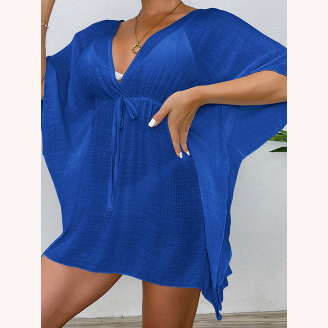 Couvre-Plage Été Léger et Résistant au Vent pour Femme – Robe de Plage Pratique en Polyester, Disponible en S, M, L, XL
