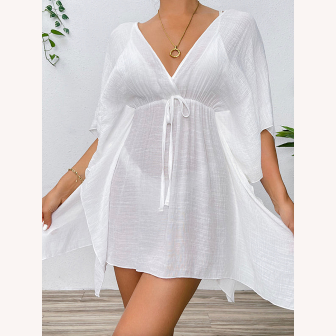 Couvre-Plage Été Léger et Résistant au Vent pour Femme – Robe de Plage Pratique en Polyester, Disponible en S, M, L, XL