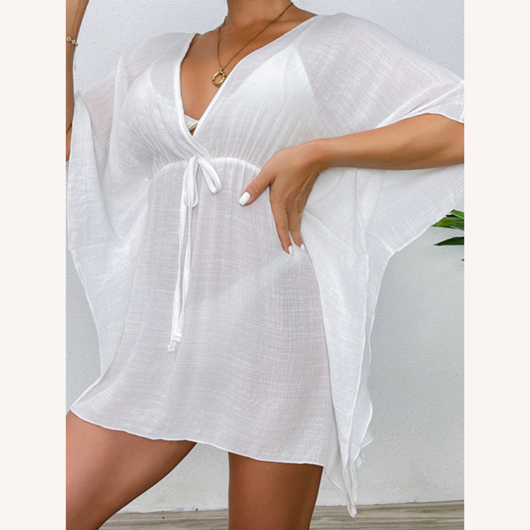 Couvre-Plage Été Léger et Résistant au Vent pour Femme – Robe de Plage Pratique en Polyester, Disponible en S, M, L, XL