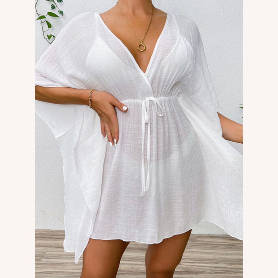 Couvre-Plage Été Léger et Résistant au Vent pour Femme – Robe de Plage Pratique en Polyester, Disponible en S, M, L, XL