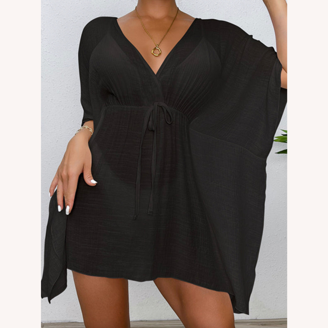 Couvre-Plage Été Léger et Résistant au Vent pour Femme – Robe de Plage Pratique en Polyester, Disponible en S, M, L, XL