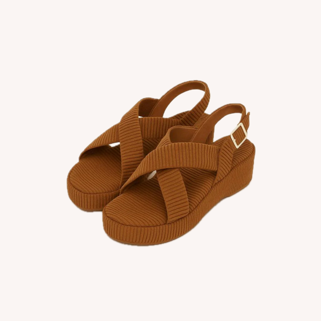 Sandales Femme Noires Taille 38 Tissu Stretch à Plateforme