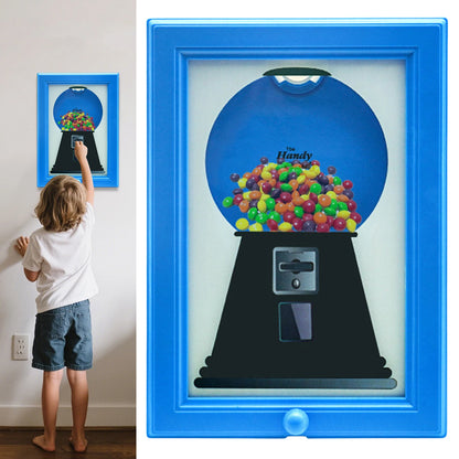 2-in-1 Candy Dispenser and Picture Frame, Wall-Mounted Snack Organizer with Elegant Design for Home Decor