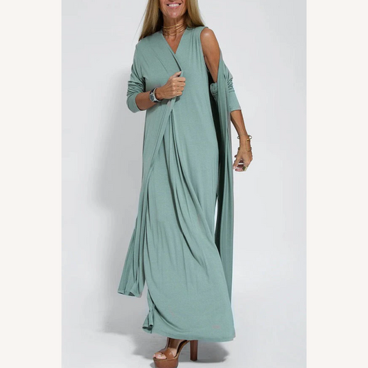 Women's Slimming Long Dress in Shaping Fabric – Elegance and Comfort for All Occasions