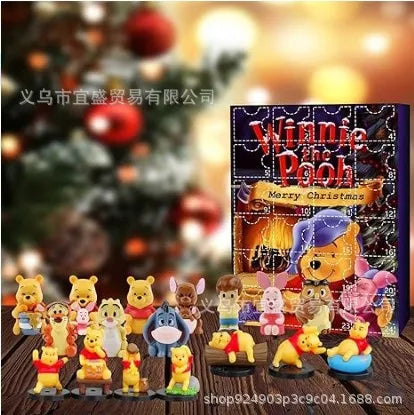 24-Piece Christmas Advent Calendar with Action Figures – Fun Holiday Toy for Kids