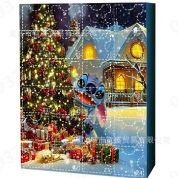 24-Piece Christmas Advent Calendar with Action Figures – Fun Holiday Toy for Kids