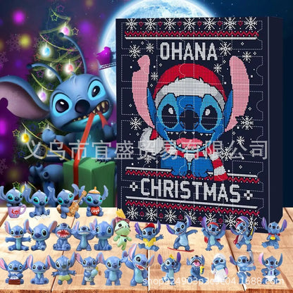 24-Piece Christmas Advent Calendar with Action Figures – Fun Holiday Toy for Kids