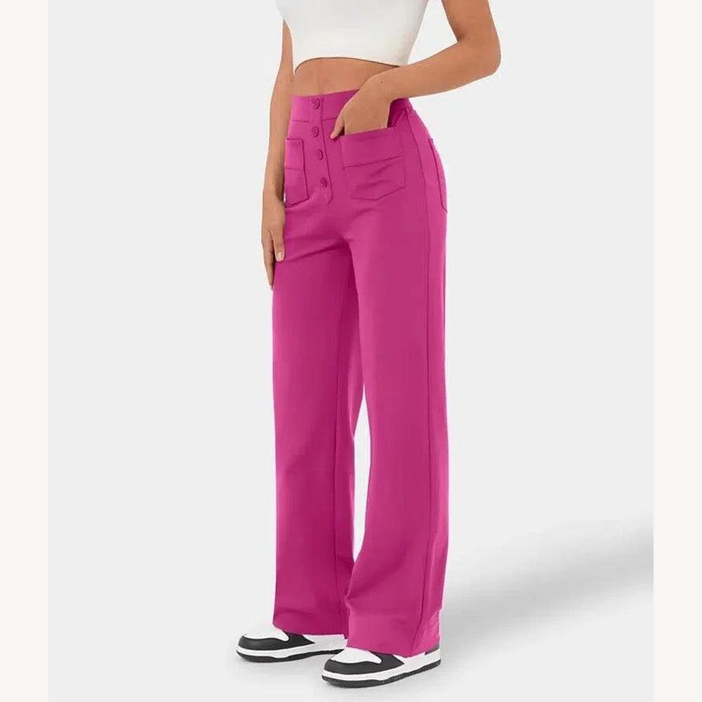 Variant image for Pantalon Fluide Femme Noir Taille M Extensible-7