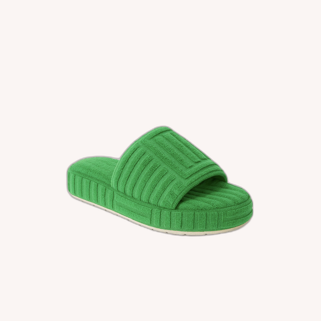 Chaussons Femme Éponge Douce Taille Unique Antidérapante