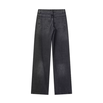 Women's Black High Waist M Stretch Denim Jeans