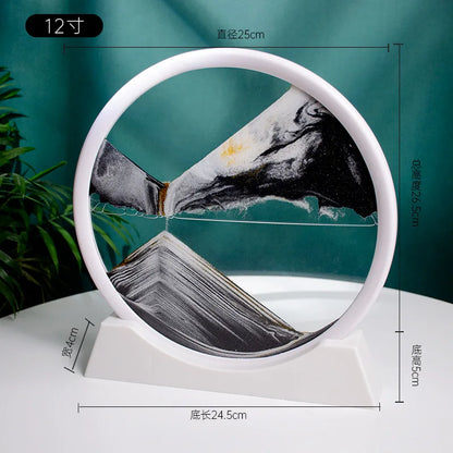 3D Quicksand Painting Desktop Ornament – Ecological Home Decoration for Living Room