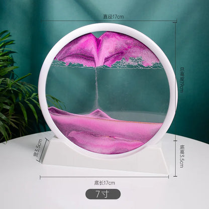 3D Quicksand Painting Desktop Ornament – Ecological Home Decoration for Living Room