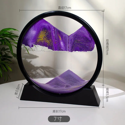 3D Quicksand Painting Desktop Ornament – Ecological Home Decoration for Living Room