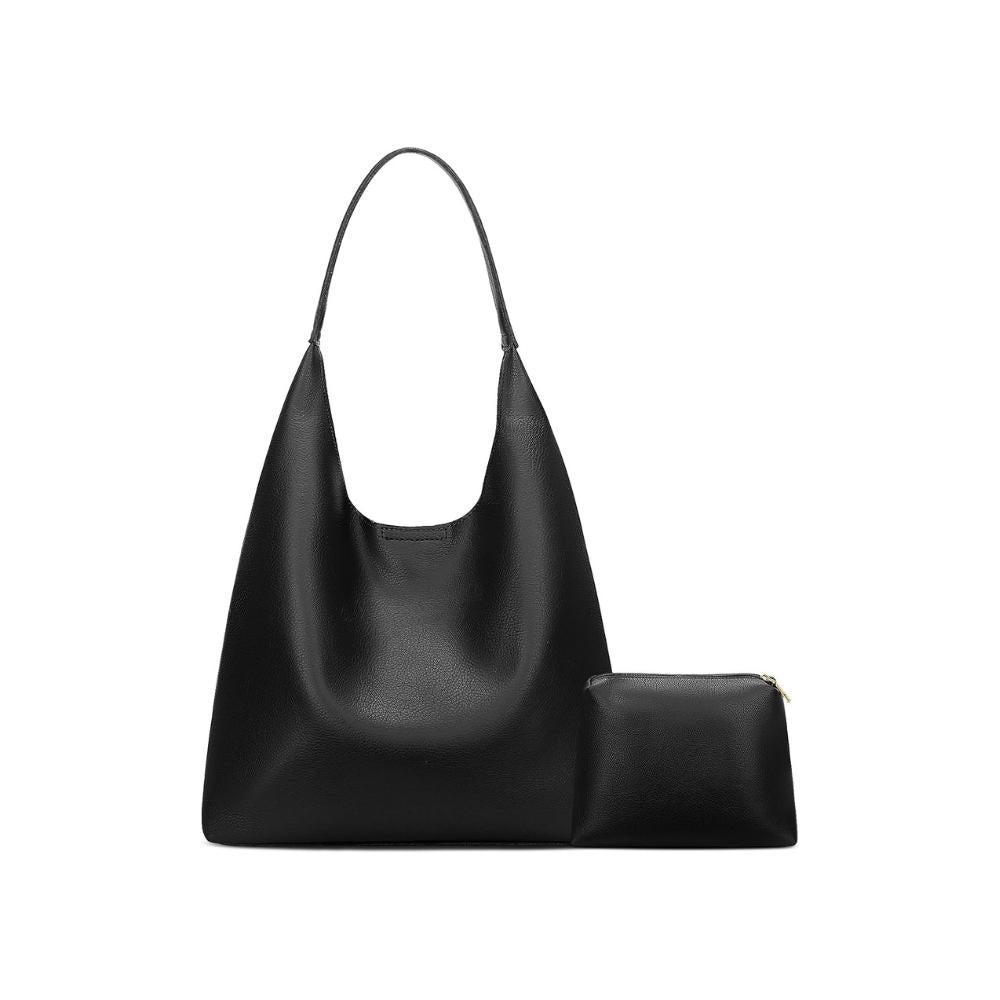 Elegant Vegan Leather Women's Hobo Bag with Versatile Interior – Chic and Durable Design for All Occasions