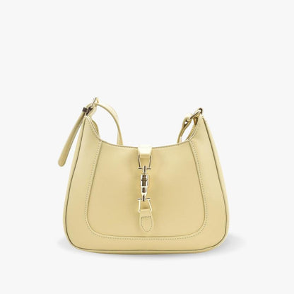 Women's Baguette Handbag in Vegetable Leather with Adjustable Shoulder Strap – Vintage Style, 26x6x22 cm