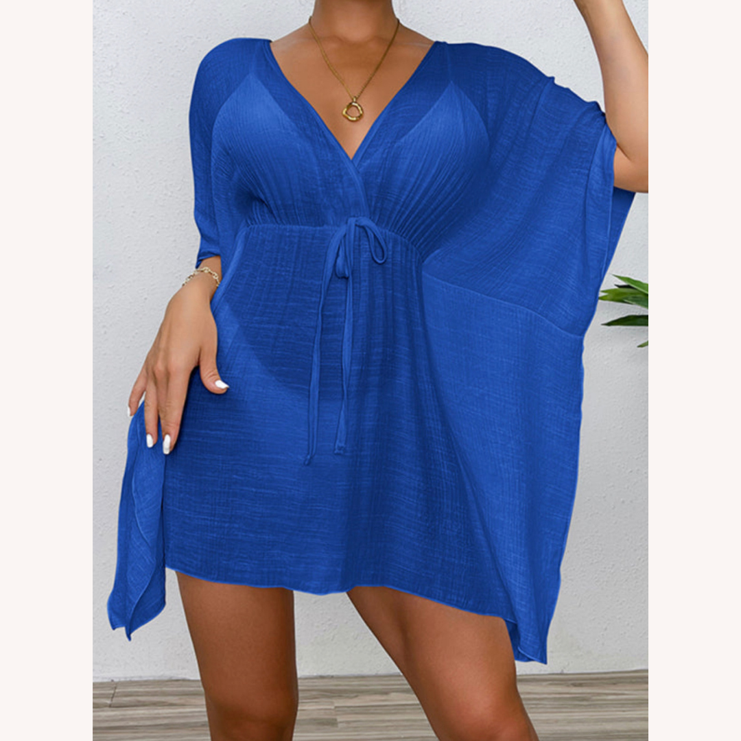 Couvre-Plage Été Léger et Résistant au Vent pour Femme – Robe de Plage Pratique en Polyester, Disponible en S, M, L, XL