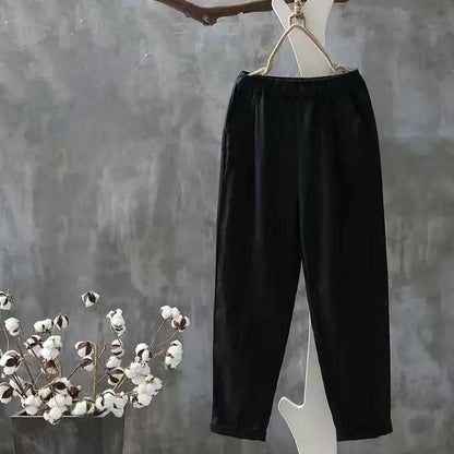 Women's Fluid Linen Pants, Elegant and Comfortable Cut – Lightweight Pants for a Casual Look