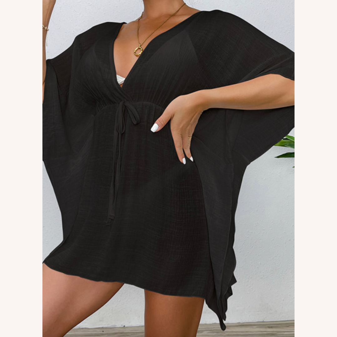 Couvre-Plage Été Léger et Résistant au Vent pour Femme – Robe de Plage Pratique en Polyester, Disponible en S, M, L, XL
