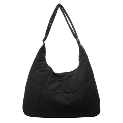 Women's leather handbag with removable shoulder strap – Elegant and practical, Black 30x25x15 cm