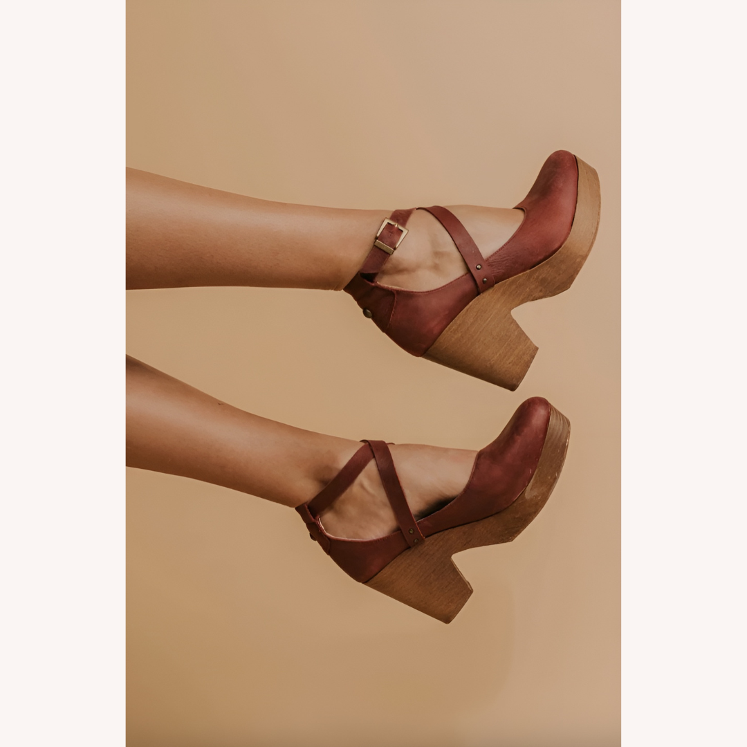 Chaussures Compensées Femme Beige Taille 38 Simili Cuir Chic