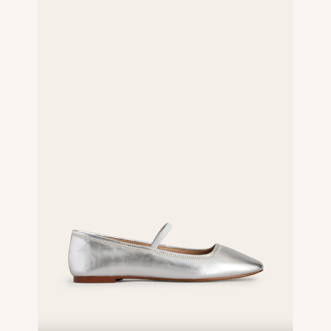 Ballerines Femme Métalliques Taille 38 Cuir Synthétique Confortables