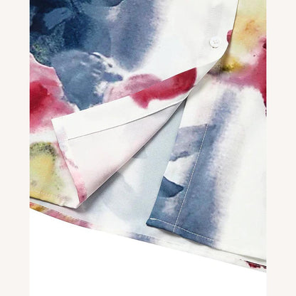 Loose Long Dress for Women with Mid-Length Sleeves in Lightweight Cotton for Summer Comfort