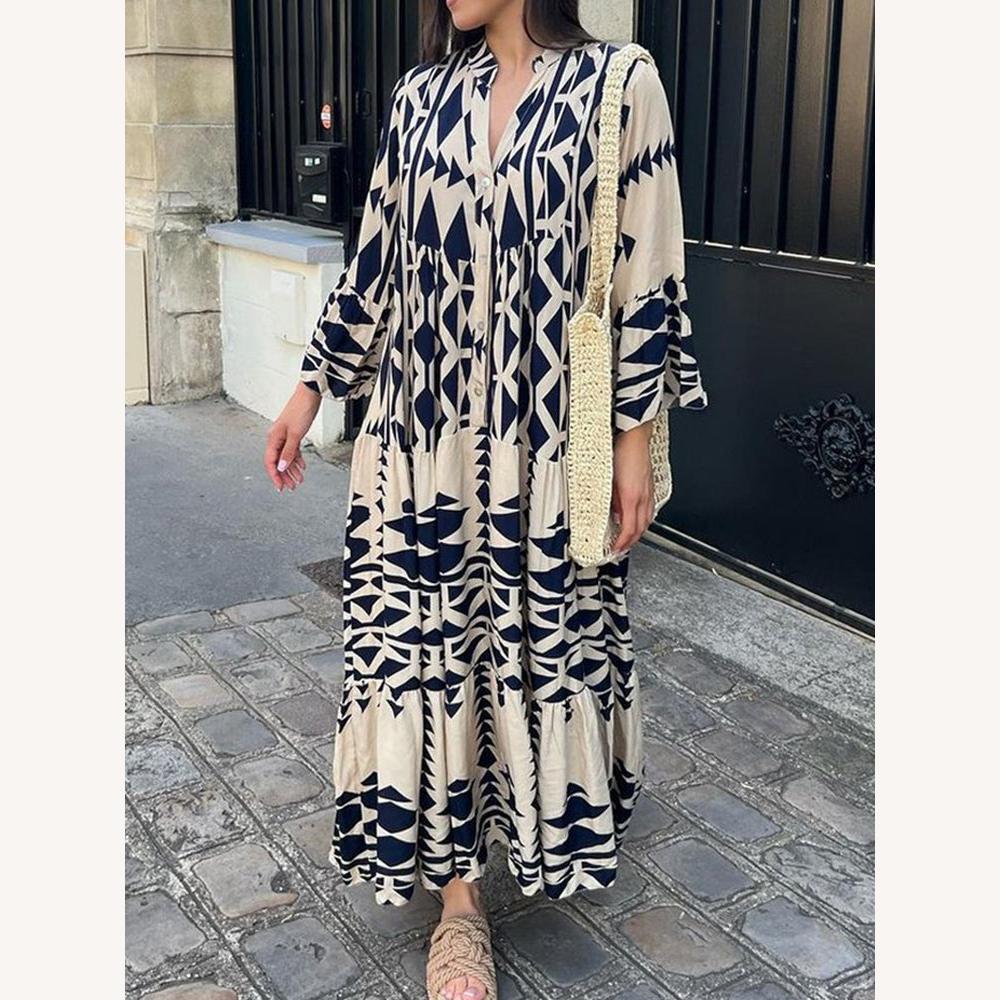 Robe Longue Aérée Femme en Matière Légère – Élégance Confort pour Été et Soirée