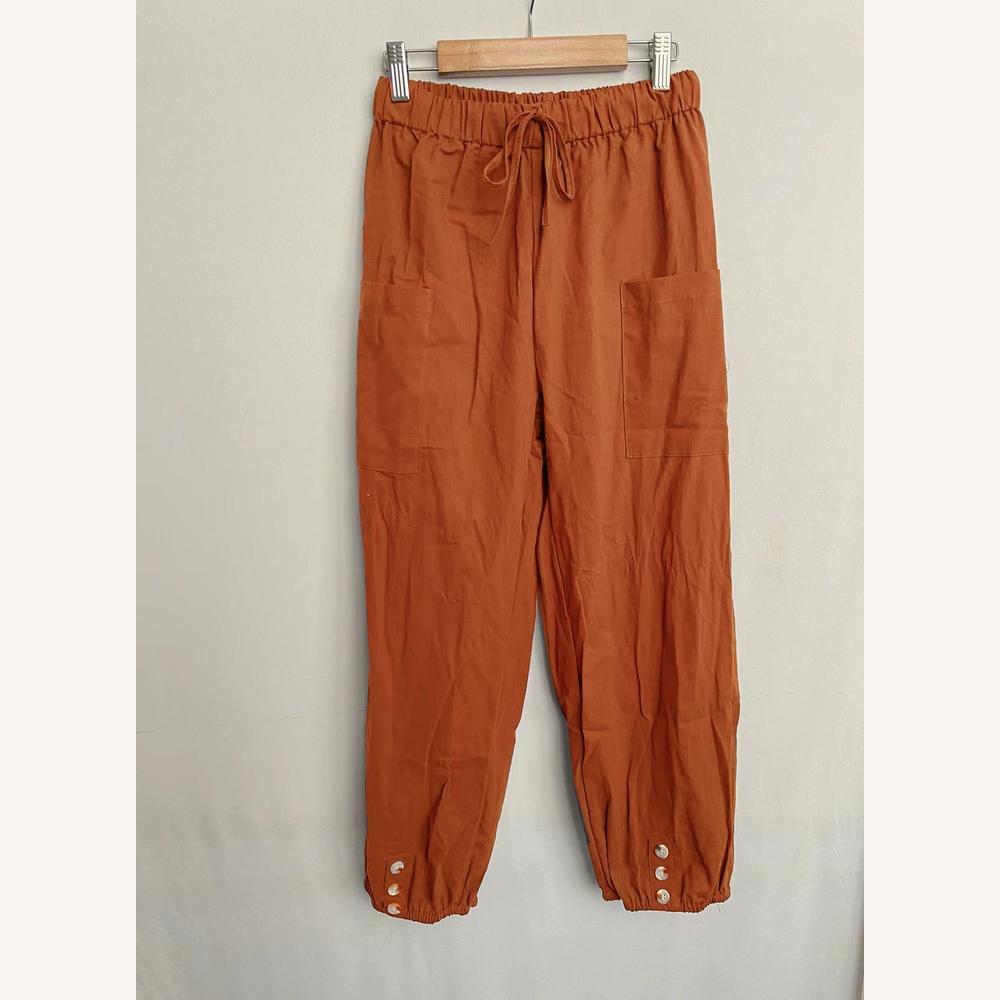 Pantalon Fluide Femme en Coton et Lin – Confort Décontracté, Coupe Légère, Plusieurs Tailles et Couleurs Disponibles