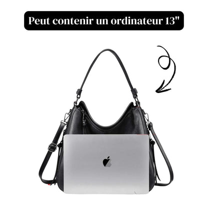 2 in 1 PU Leather Handbag for Women – Elegant and Practical, Dimensions 35x28x13 cm, Ideal for Daily Use and Outings
