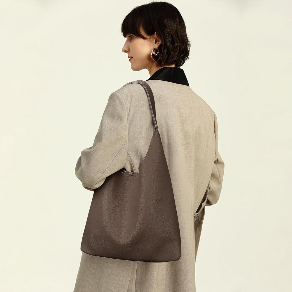 Elegant Vegan Leather Women's Hobo Bag with Versatile Interior – Chic and Durable Design for All Occasions