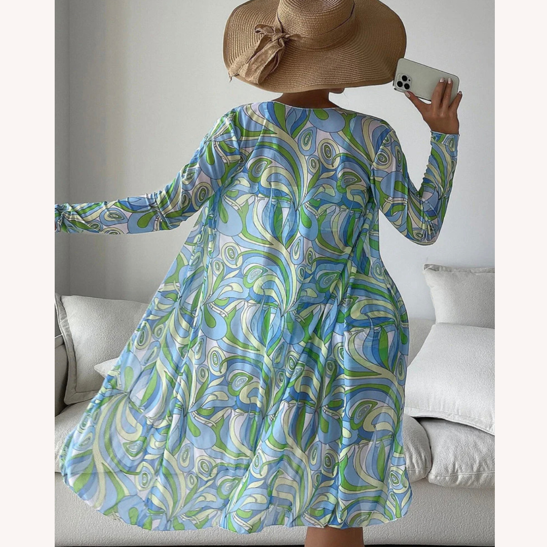 Women's High Waist Swimsuit Set with Refined Top and Coordinated Bottom – Comfort and Elegance