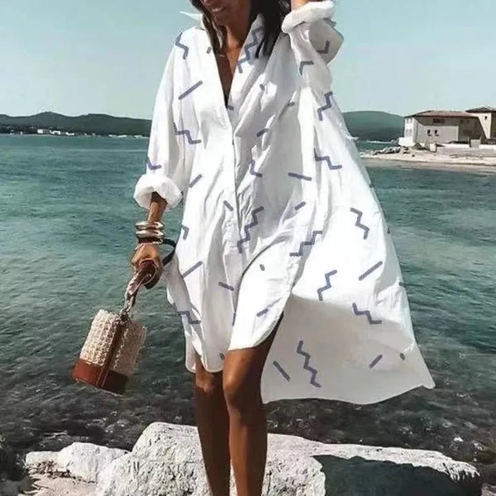 Robe d'Été Femme Chic Longue Blanche – Élégante et Confortable pour Toutes Occasions